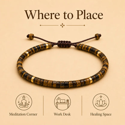 Tiger Eye Braided Bracelet