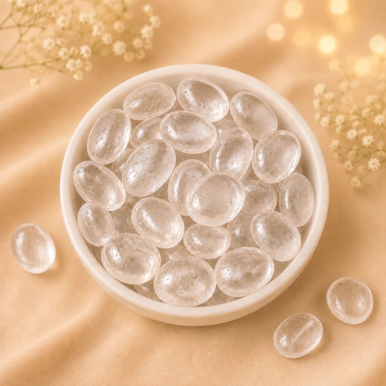 Clear Quartz Tumble Stone