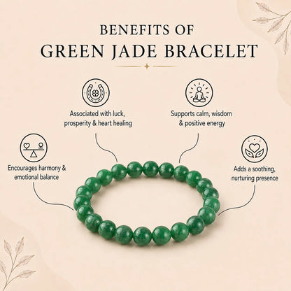 Natural Green Jade Bracelet