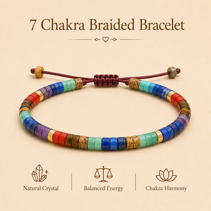 7 Chakra Braided Bracelet (Restore harmony within your mind)