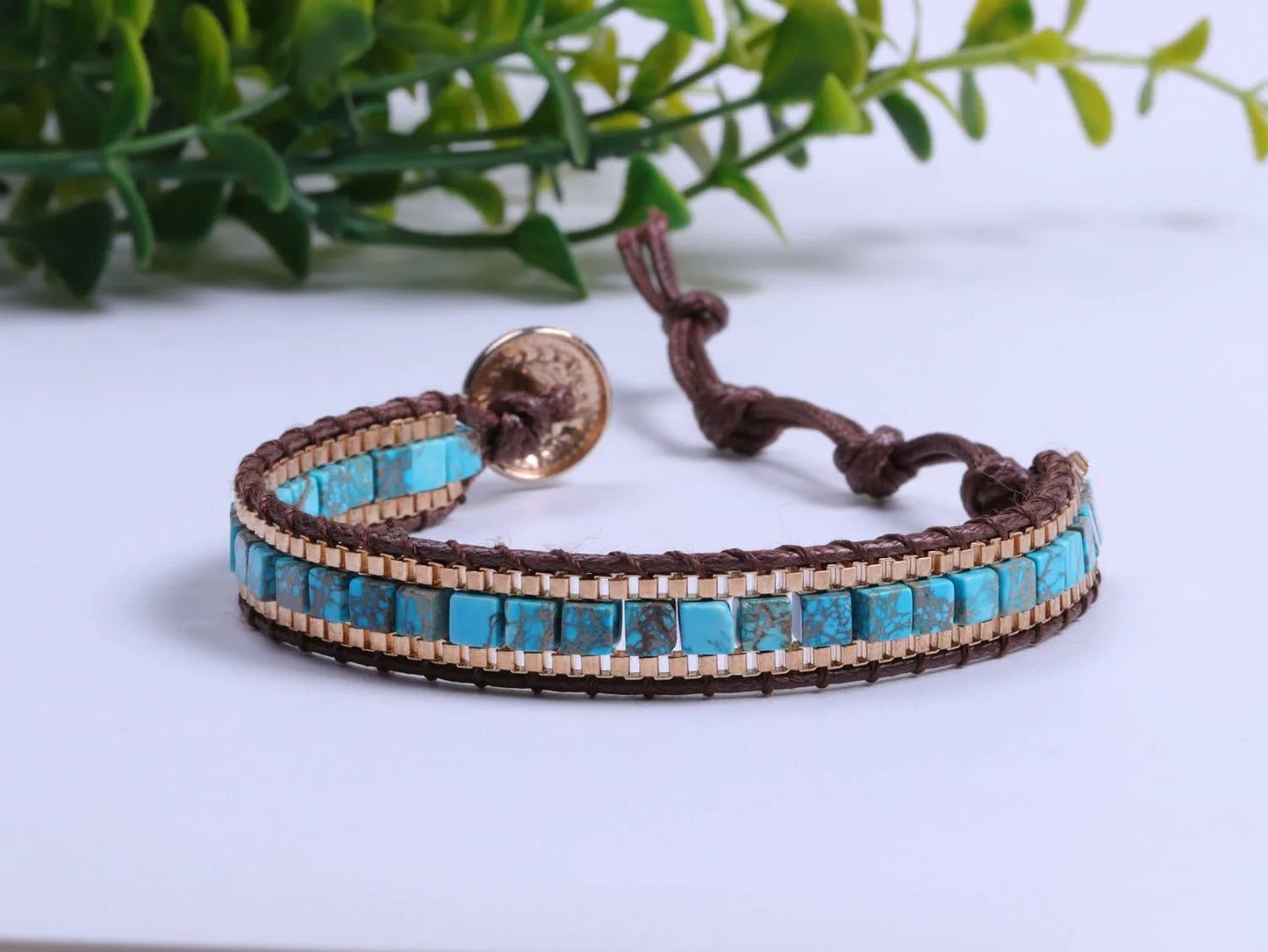Turquoise Shield Bracelet