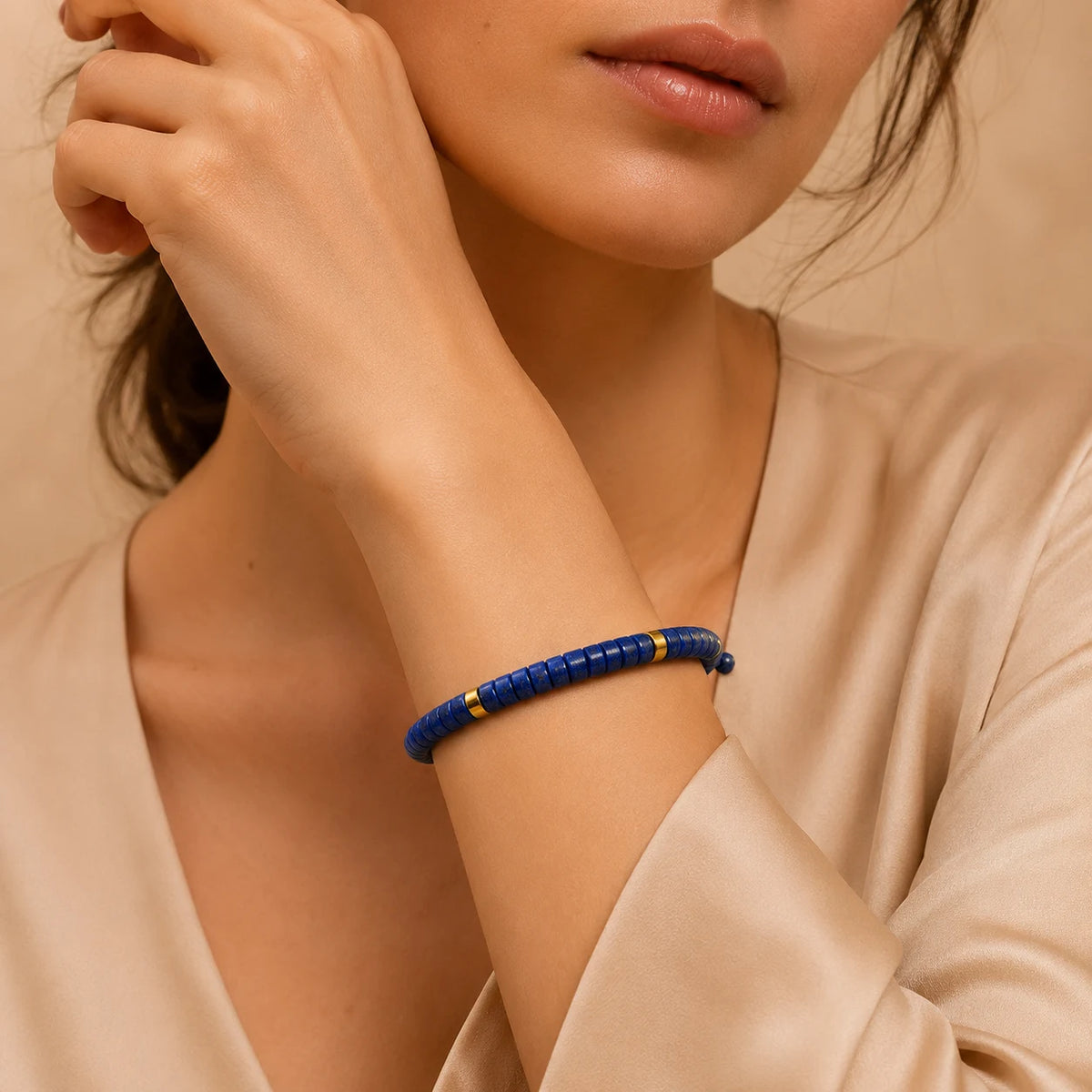Lapis Lazuli Braided Bracelet
