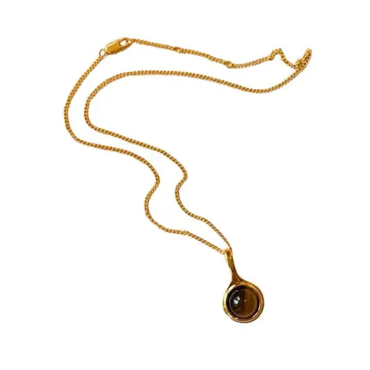 Sacred Tiger Eye Copper Pendant