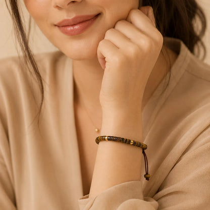 Tiger Eye Braided Bracelet