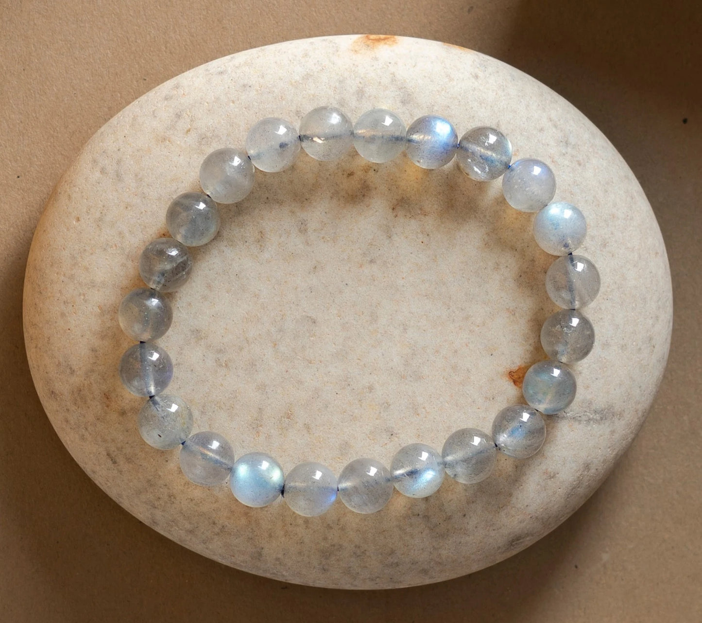 Natural Labradorite AAA Bracelet 8MM With Certificate