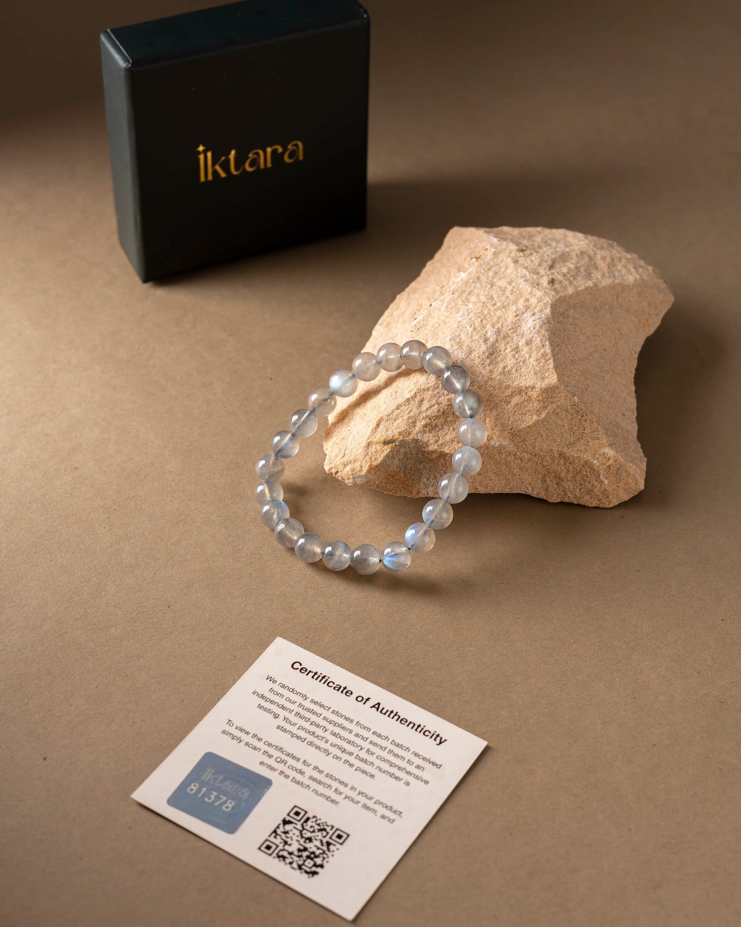 Natural Labradorite AAA Bracelet 8MM With Certificate