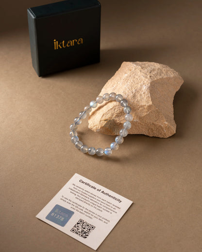 Natural Labradorite AAA Bracelet 8MM With Certificate