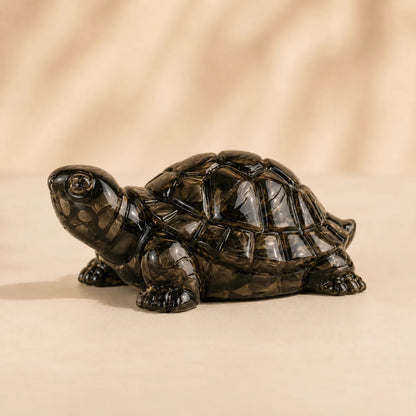 Swarna Shakti Pyrite Tortoise – Natural Pyrite Kachua for Abundance & Stability