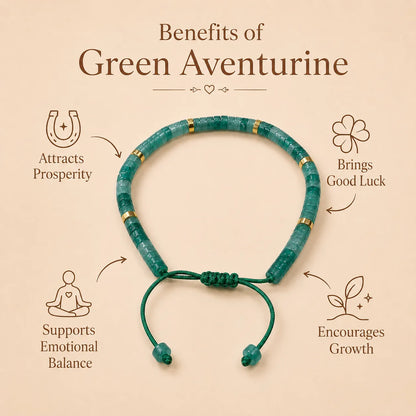 Aventurine Braided Bracelet