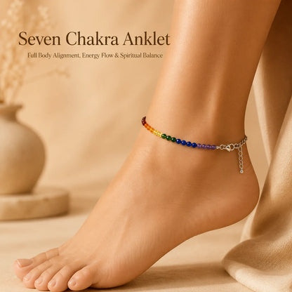 Seven Chakra Anklet – Full Body Alignment, Energy Flow & Spiritual Balance