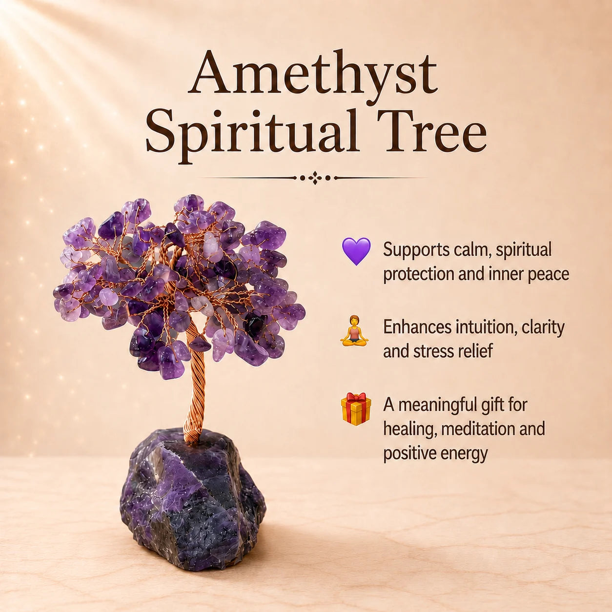 Amethyst spiritual Tree