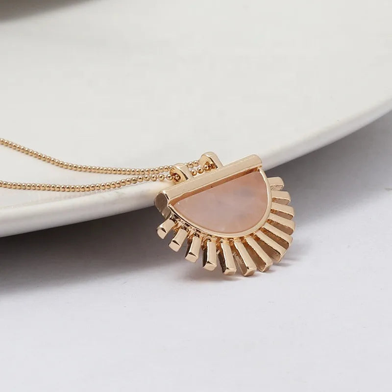 Dawn of Love Rose Quartz Necklace
