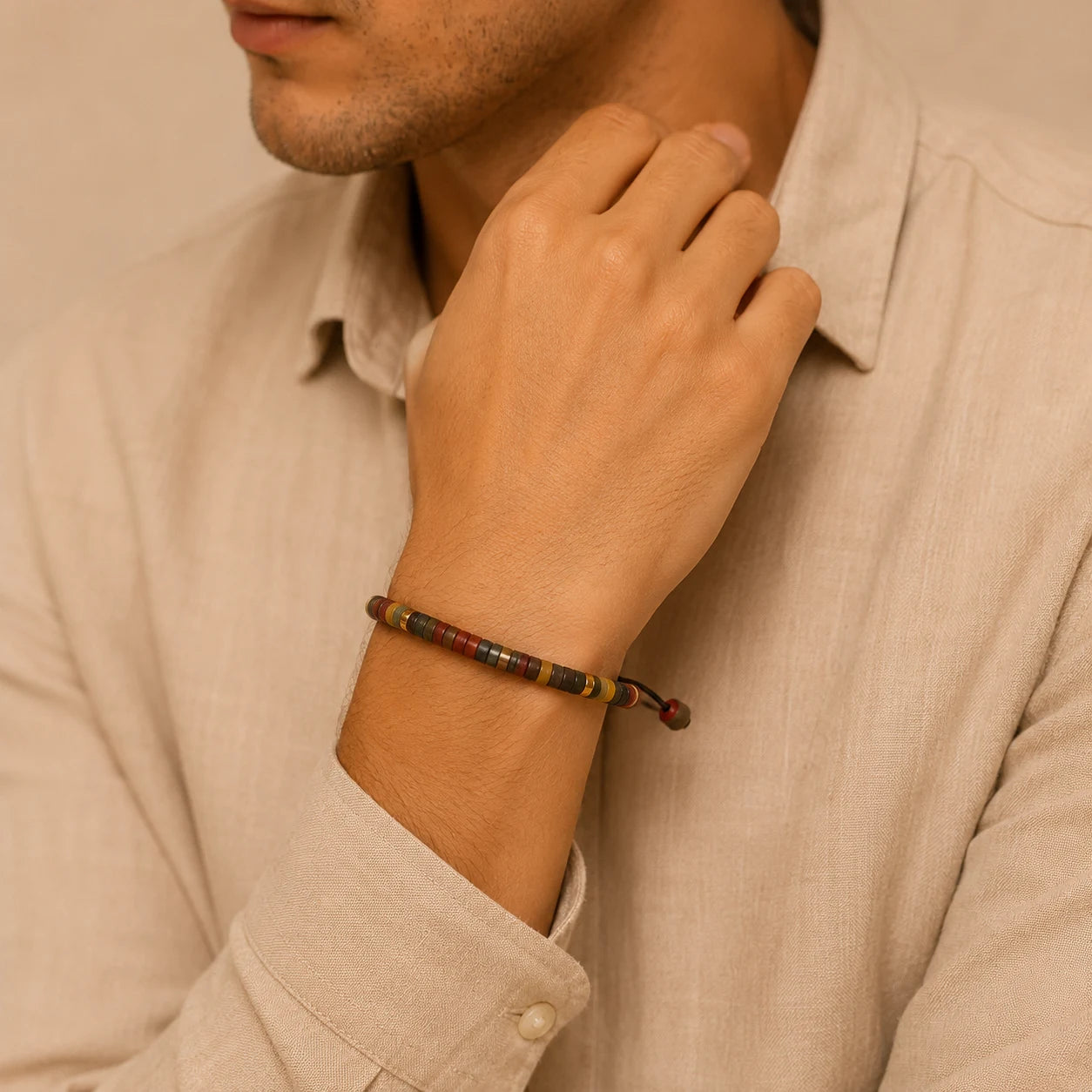 Picasso Braided Bracelet (Promoting stability & inner strength)