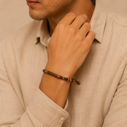 Picasso Braided Bracelet (Promoting stability & inner strength)