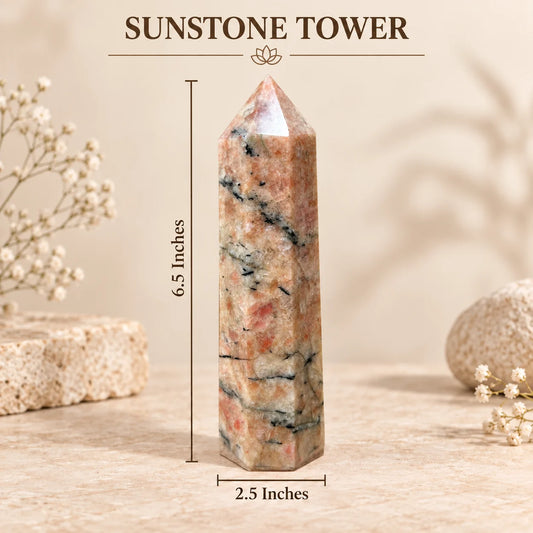 Natural Sunstone Tower