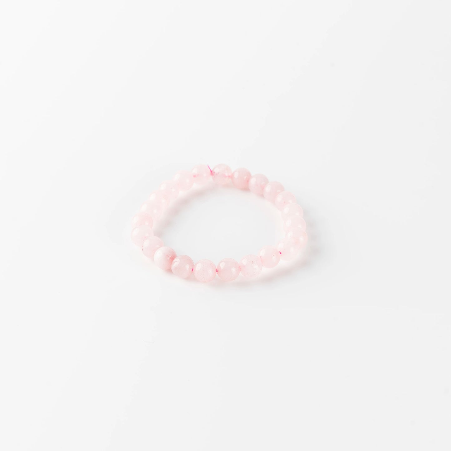Rose Quartz Love Harmony Round 8MM Bead Bracelet