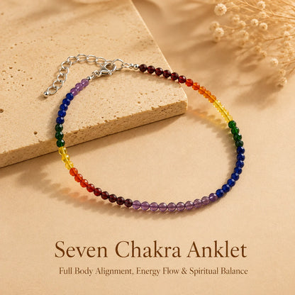 Seven Chakra Anklet – Full Body Alignment, Energy Flow & Spiritual Balance