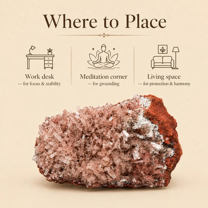 Red Barite Mineral Specimen (130gm)
