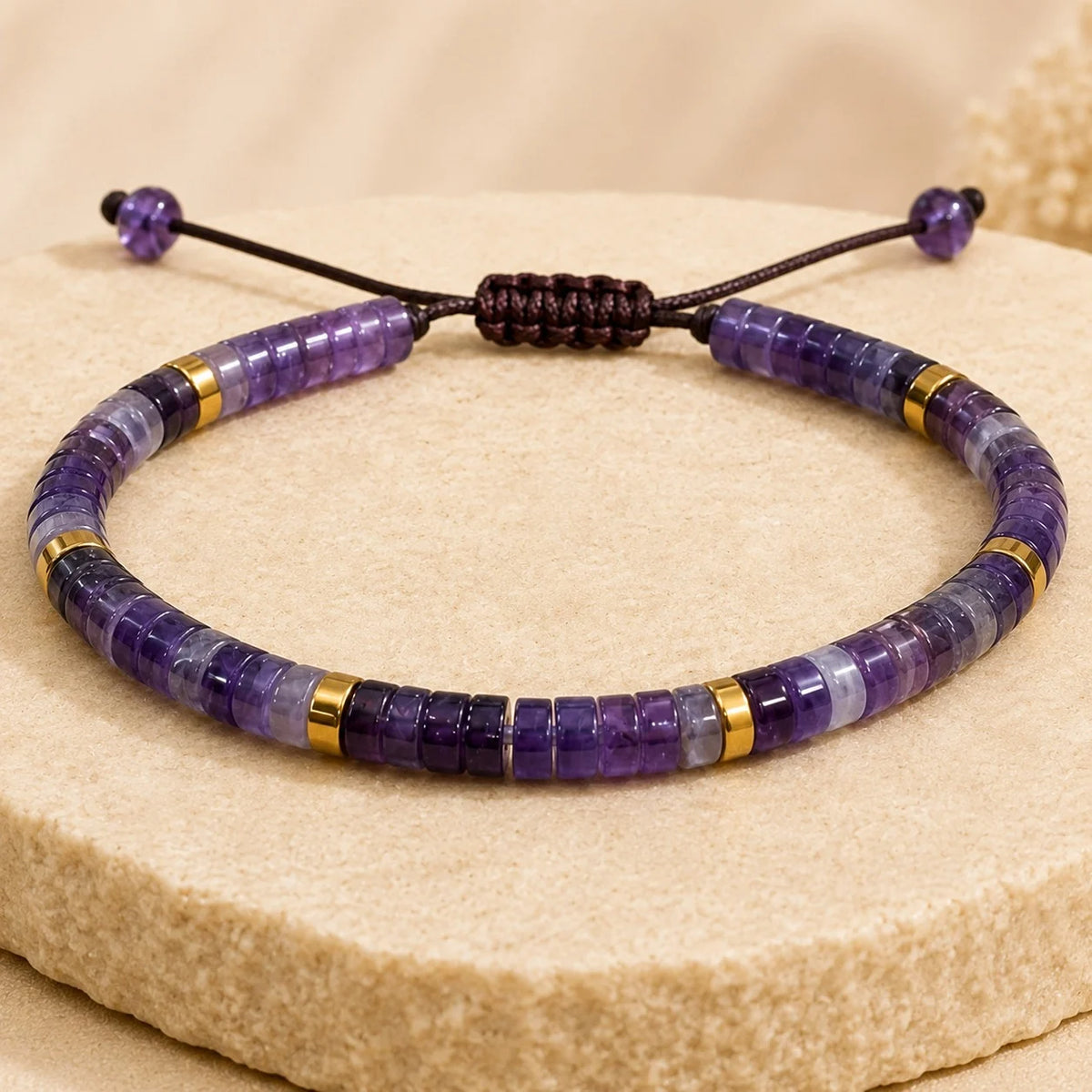 Amethyst Braided Bracelet (Balances mind & Body)