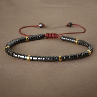 Hematite Braided Bracelet (For Strength, Stability, & Energetic)