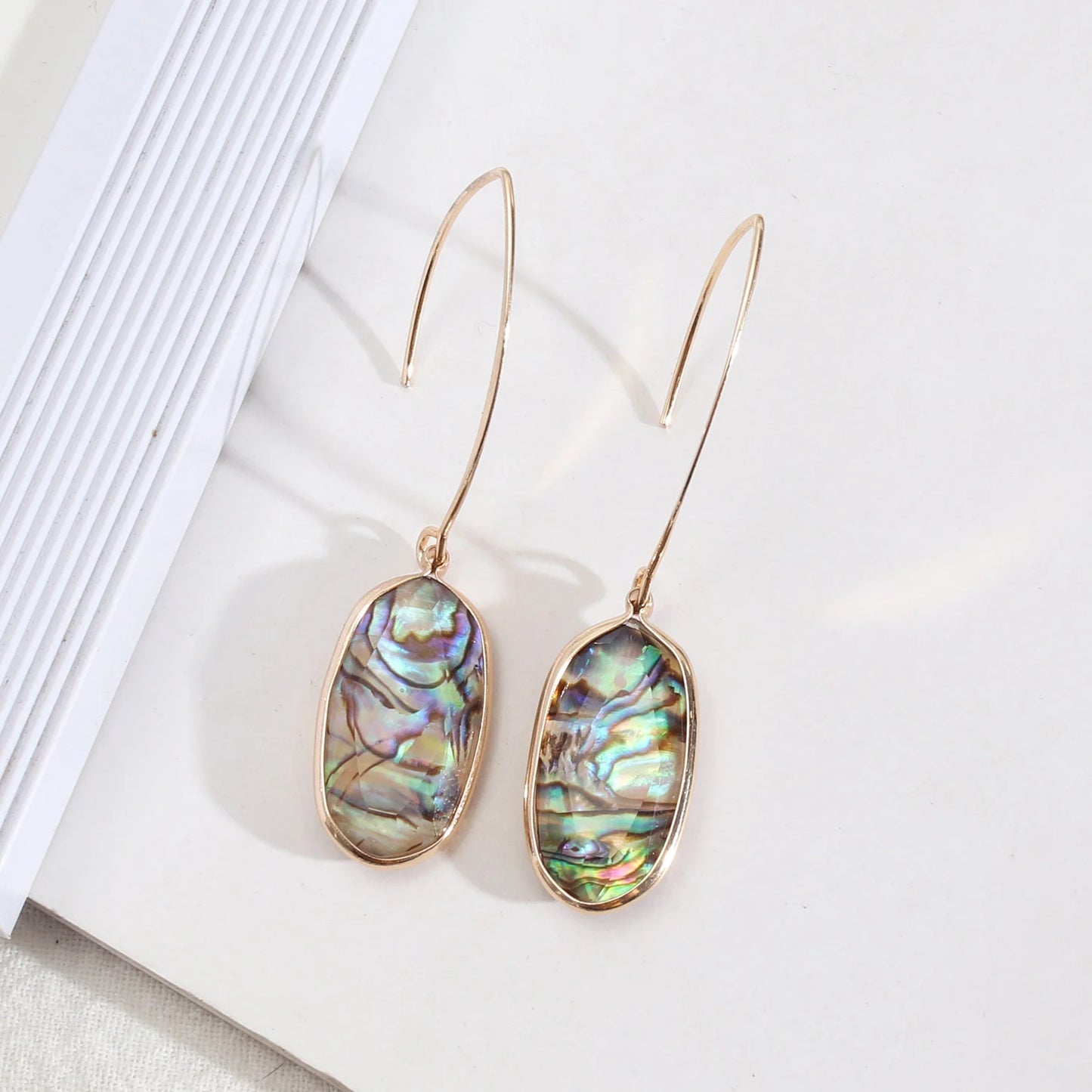 Pearl Tide Abalone Shell Earrings