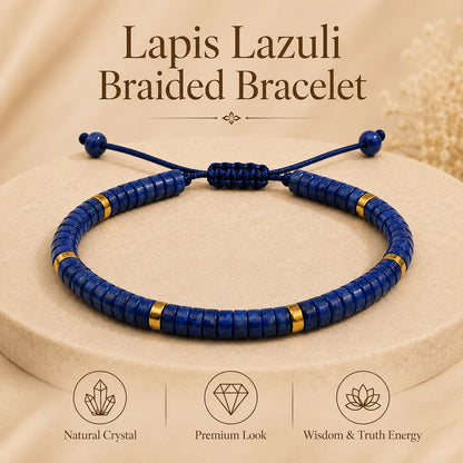 Lapis Lazuli Braided Bracelet