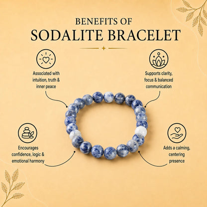 Natural Sodalite Bracelet