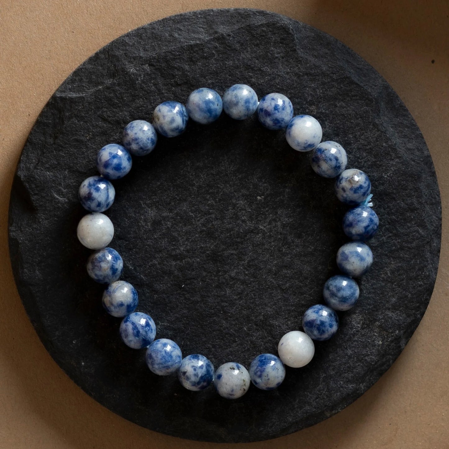 Natural Sodalite Bracelet 8mm With Certificate