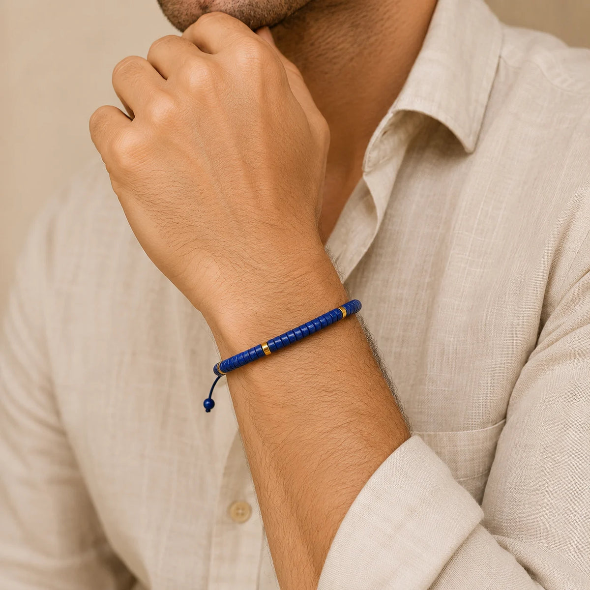 Lapis Lazuli Braided Bracelet