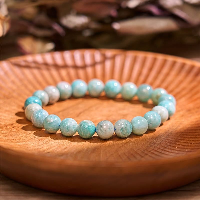 Natrual Amazonite AAA Bracelet 8MM With Certificate