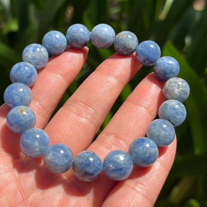 Natural Blue Lace Agate AAA Bracelet 8MM With Certificate