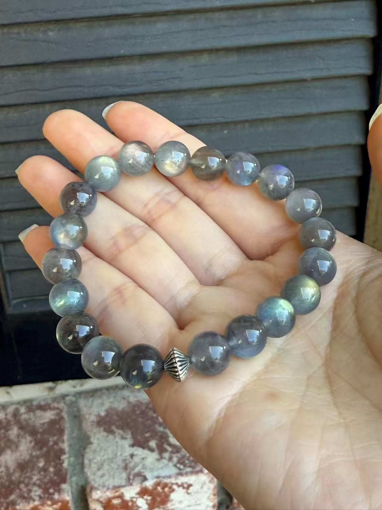 Natural Labradorite AAA Bracelet 8MM With Certificate