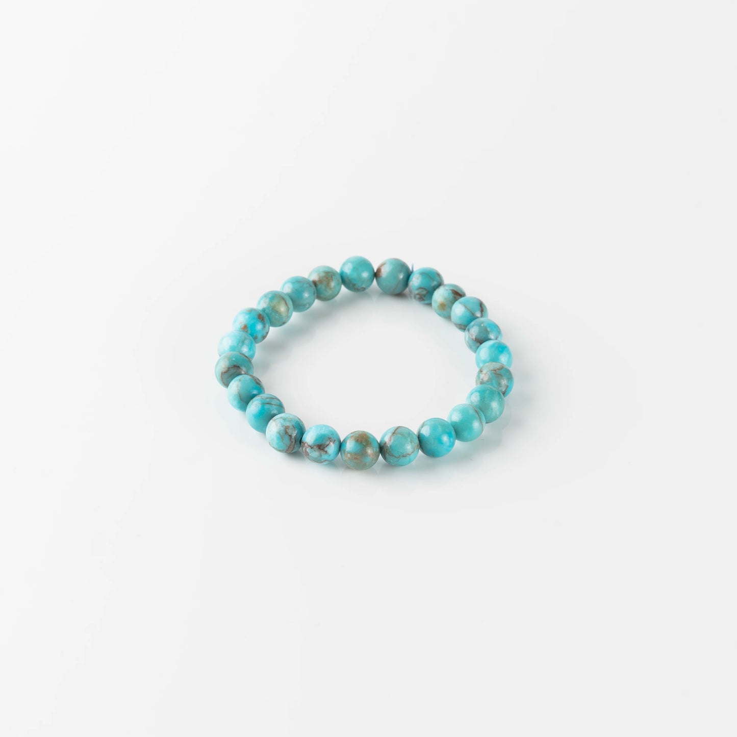 Natural African Turquoise Bracelet 8mm With Certificate