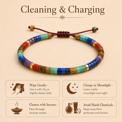 7 Chakra Braided Bracelet (Restore harmony within your mind)