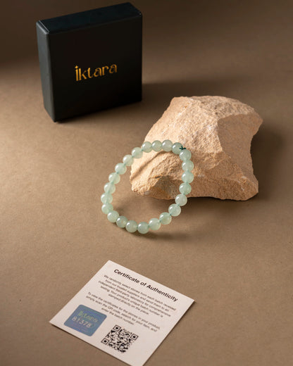Green Aventurine Round 8MM Bead Bracelet – Aligns with Luck & Opportunities
