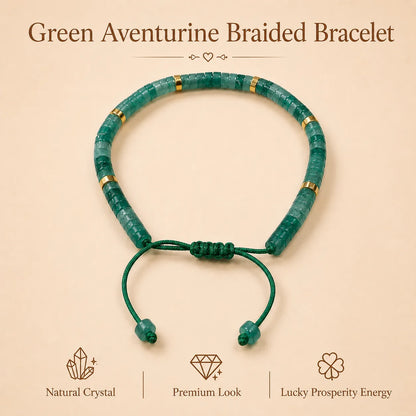 Aventurine Braided Bracelet