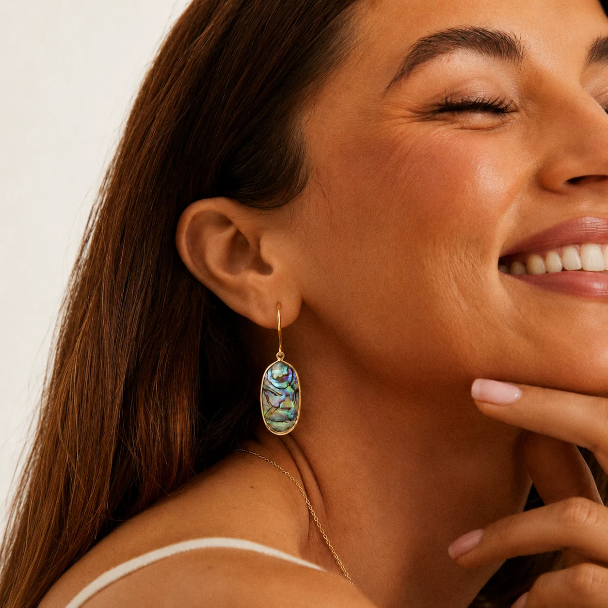 Pearl Tide Abalone Shell Earrings