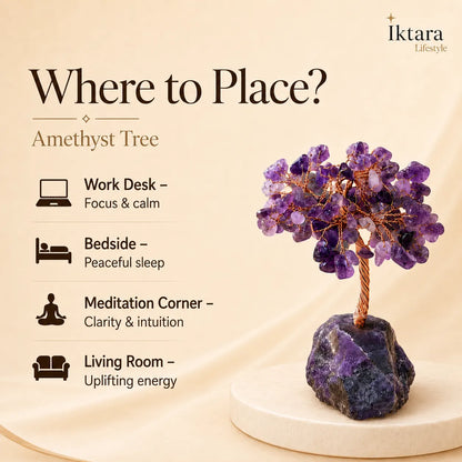 Amethyst spiritual Tree