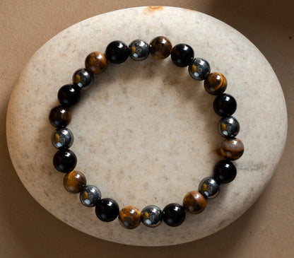 Triple Protection Men's 8MM Bracelet