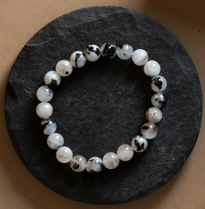 Natural Moonstone Bracelet 8mm With Certificate
