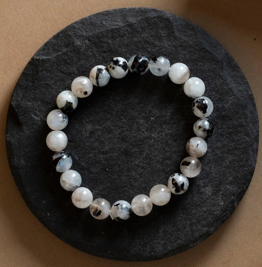 Natural Moonstone Bracelet 8mm With Certificate