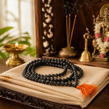 Karungali Mala – Natural Ebony Wood, Rooted in Tradition