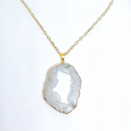 Stardust Druzy Pendant