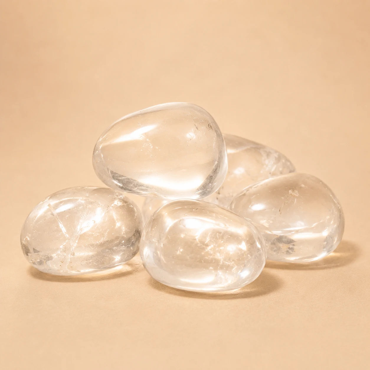 Clear Quartz Tumble Stone