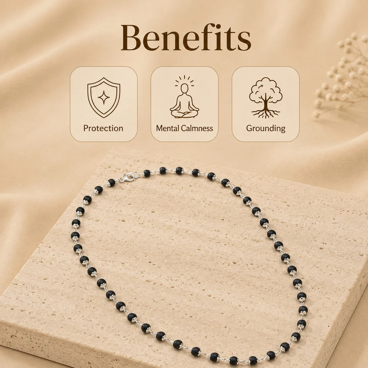 Karungali Mala in Silver – Tradition with a Refined Finish