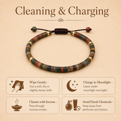 Picasso Braided Bracelet (Promoting stability & inner strength)