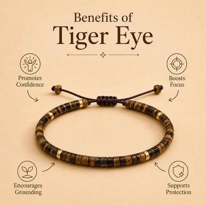 Tiger Eye Braided Bracelet