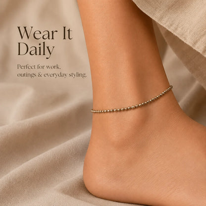 Dhan Shakti Pyrite Cluster Anklet Combo