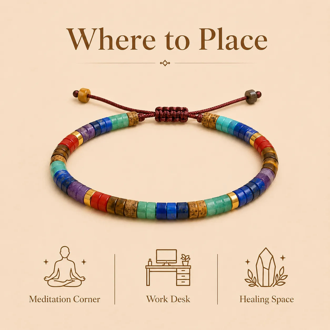 7 Chakra Braided Bracelet (Restore harmony within your mind)