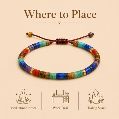 7 Chakra Braided Bracelet (Restore harmony within your mind)